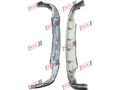 Бампер A7 черный нижний металлический узкий HOWO A7 WG1664240006/1 фото 1 Великий Новгород