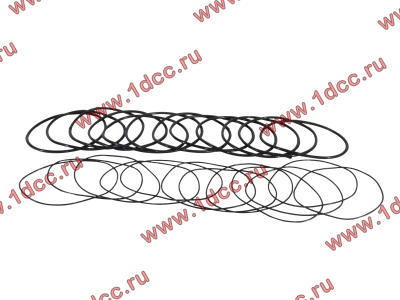 Кольцо уплотнительное гильзы цилиндра (комплект 12 тонких и 12 толстых) двигатель TD226B6G Lonking CDM (СДМ) 01153804/01153805 фото 1 Великий Новгород
