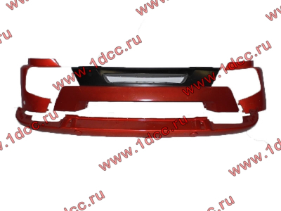 Бампер A7 красный в сборе самосвал с широкой губой HOWO A7  фото 1 Великий Новгород